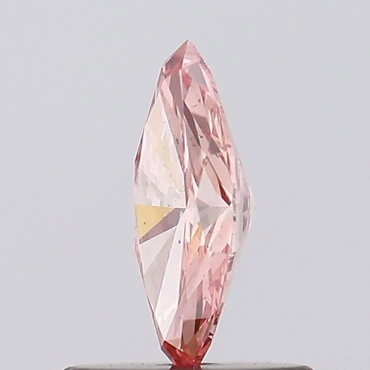 0.45ct Marquise Lab Grown Diamond (Colour Fancy Intense Pink, Clarity VS2, Cut GD, IGI Certified)