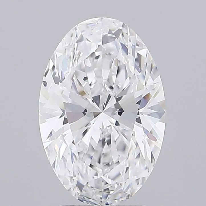 3.22ct Oval Lab Grown Diamond (Colour D, Clarity VVS1, IGI)