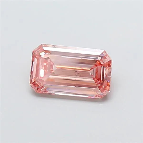 1.00ct Emerald Lab Grown Diamond (Colour Fancy Intense Pink, Clarity SI1, IGI Certified)