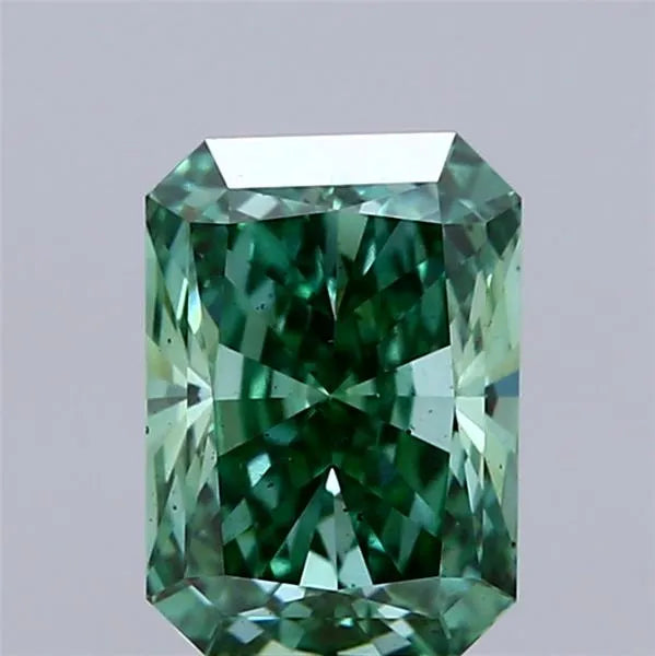 1.77ct Radiant Lab Grown Diamond (Colour Fancy Vivid Green, Clarity SI1, IGI Certified)