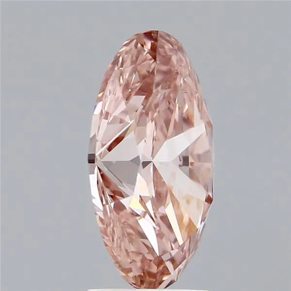 2.71ct Oval Lab Grown Diamond (Colour Fancy Intense Pink, Clarity VS1, IGI Certified)