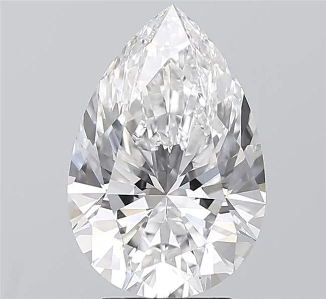 3.02ct Pear Lab Grown Diamond (Colour E, Clarity VVS2, IGI Certified)