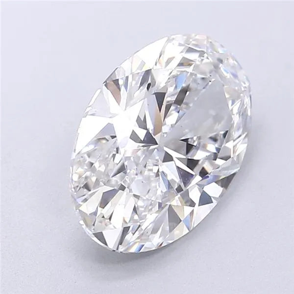 4.00ct Oval Lab Grown Diamond (Colour D, Clarity VS2, IGI)
