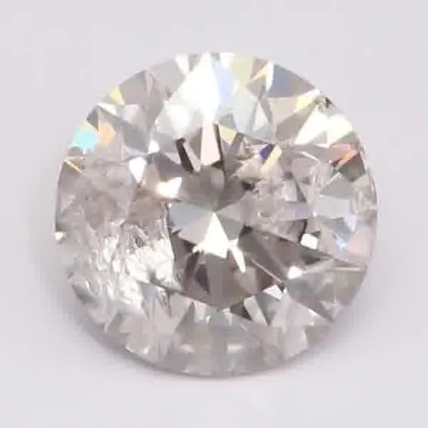 0.71ct Round Lab Grown Diamond (Colour K, Clarity I2, Cut GD, IGI)