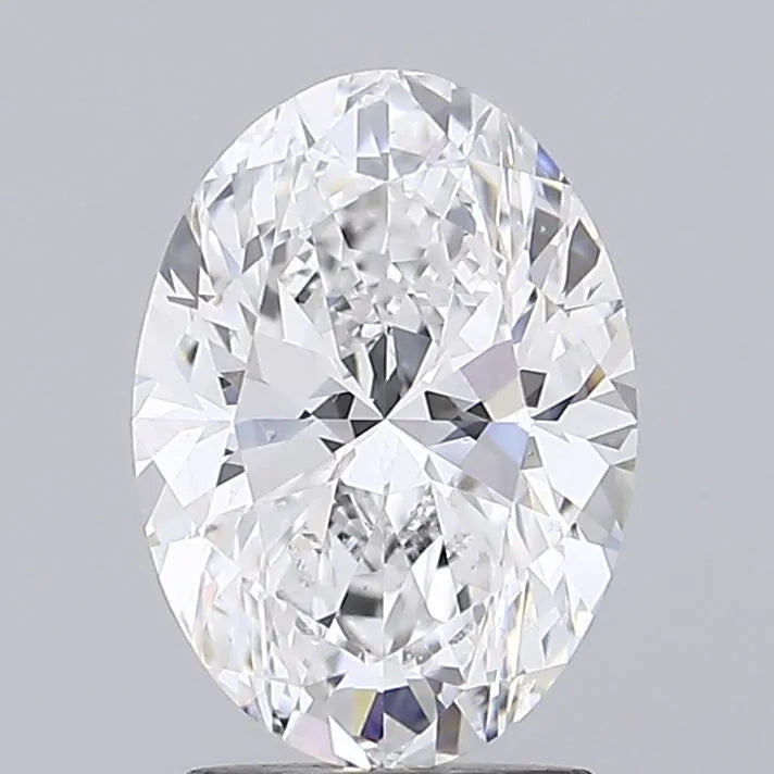 2.50ct Oval Lab Grown Diamond (Colour D, Clarity VS1, IGI Certified)
