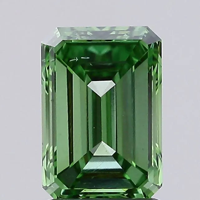 1.63ct Emerald Lab Grown Diamond (Colour Fancy Vivid Green, Clarity VS2, IGI Certified)