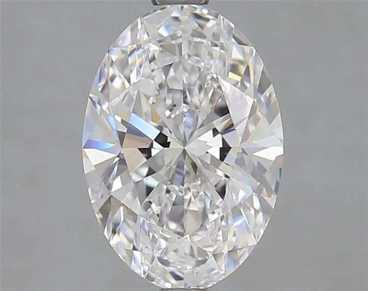 2.49ct Oval Lab Grown Diamond (Colour D, Clarity IF, Cut EX, IGI Certified)