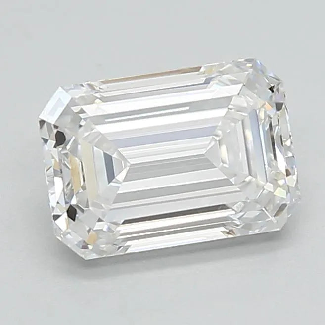 1.53ct Emerald Lab Grown Diamond (Colour E, Clarity IF, IGI Certified)