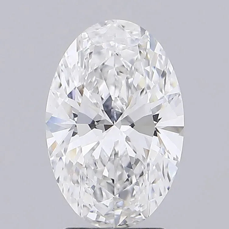 2.80ct Oval Lab Grown Diamond (Colour E, Clarity VVS2, IGI Certified)