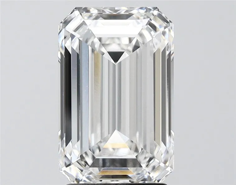 3.07ct Emerald Lab Grown Diamond (Colour D, Clarity VVS2, IGI Certified)