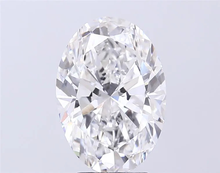 3.50ct Oval Lab Grown Diamond (Colour E, Clarity VVS2, IGI Certified)