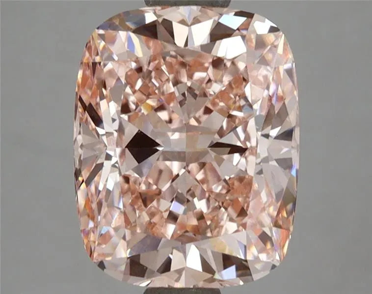 3.32ct Cushion brilliant Lab Grown Diamond (Colour Fancy Intense Pink, Clarity VS1, IGI Certified)