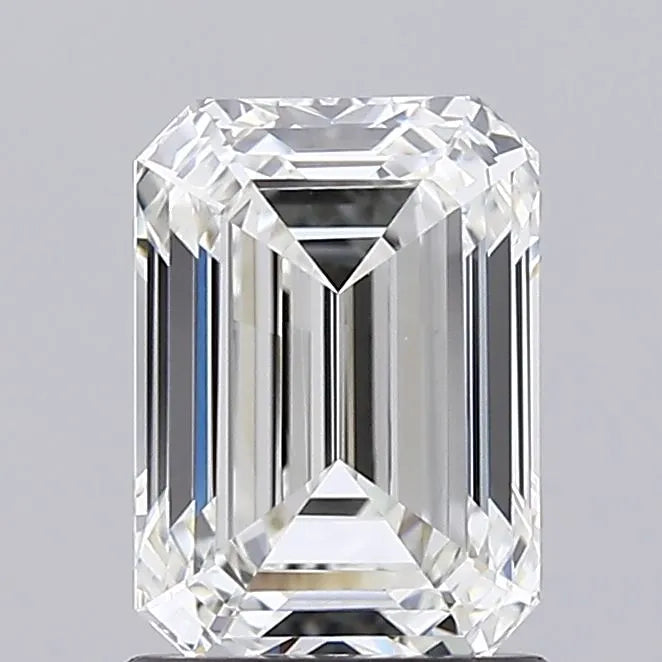 1.44ct Emerald Lab Grown Diamond (Colour G, Clarity VVS2, IGI Certified)