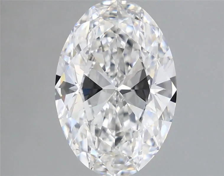 2.50ct Oval Lab Grown Diamond (Colour E, Clarity VVS2, IGI Certified)