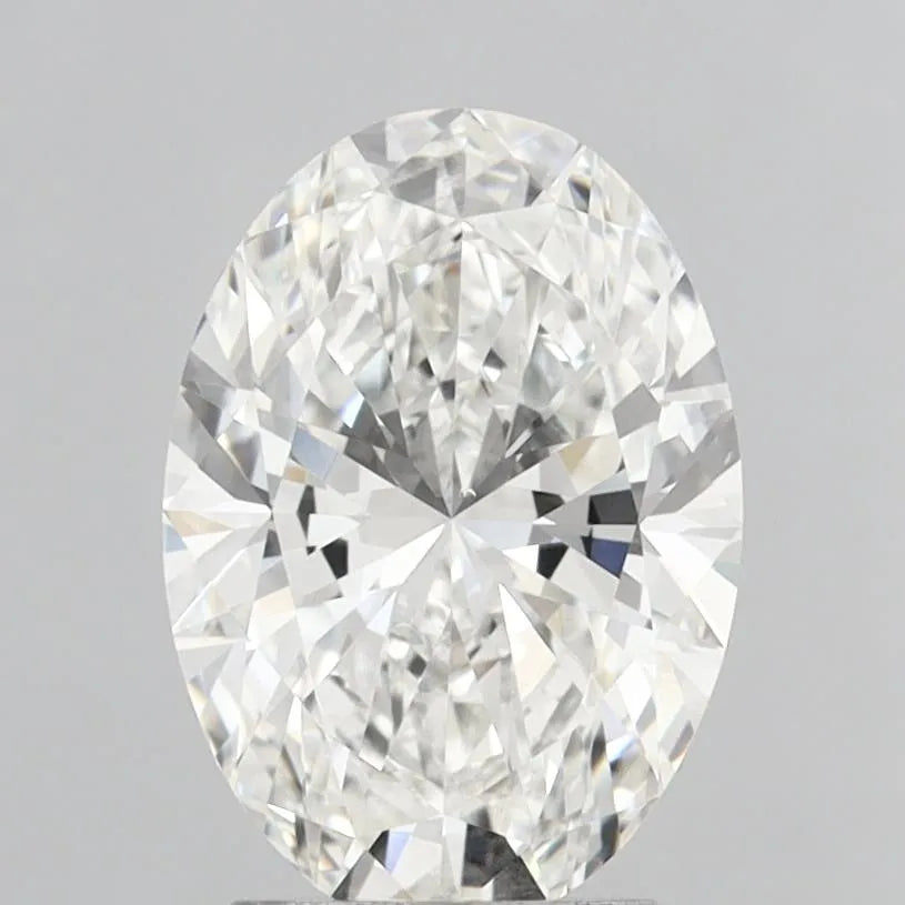 3.00ct Oval Lab Grown Diamond (Colour F, Clarity VS1, IGI Certified)