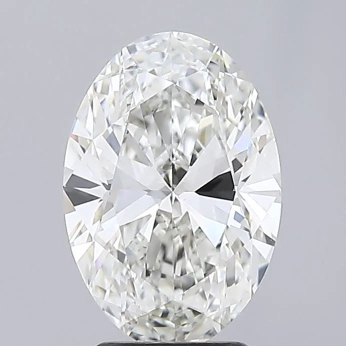 3.00ct Oval Lab Grown Diamond (Colour G, Clarity IF, IGI Certified)