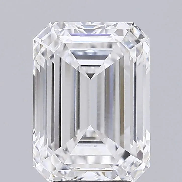 3.01ct Emerald Lab Grown Diamond (Colour D, Clarity IF, IGI Certified)