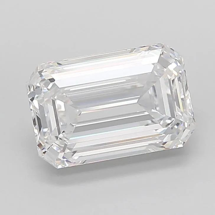 5.03ct Emerald Lab Grown Diamond (Colour D, Clarity FL, Cut EX, IGI Certified)