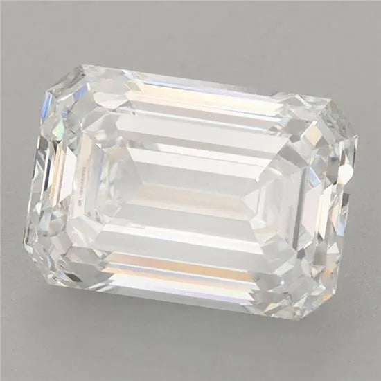 2.88ct Emerald Lab Grown Diamond (Colour E, Clarity VVS2, IGI Certified)