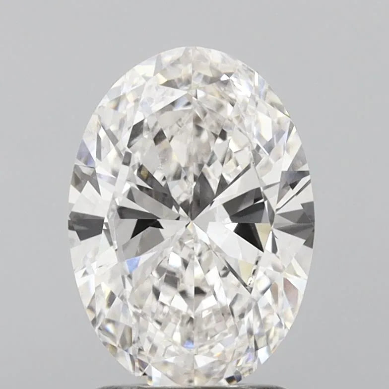 2.00ct Oval Lab Grown Diamond (Colour F, Clarity VVS2, IGI Certified)