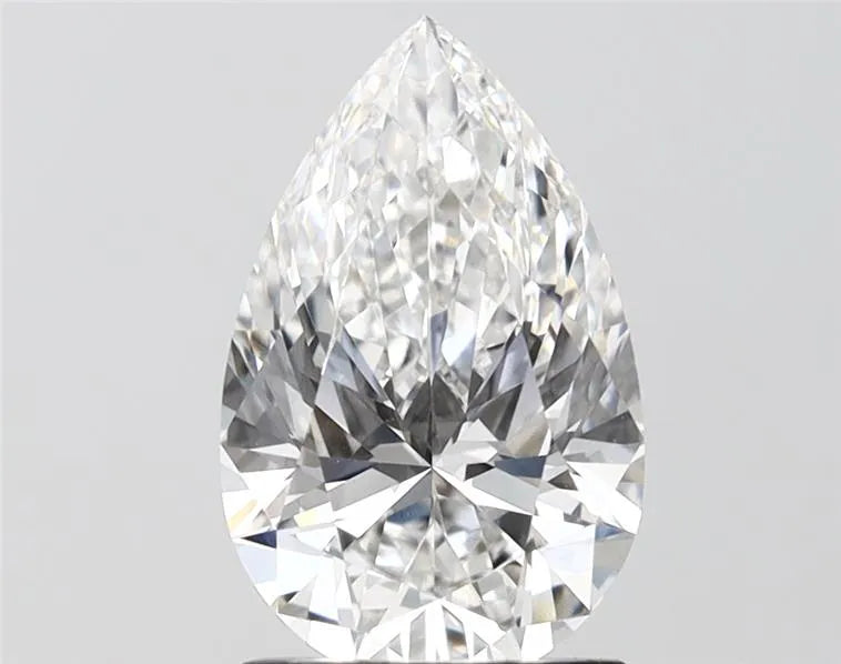 2.03ct Pear Lab Grown Diamond (Colour F, Clarity VVS2, IGI Certified)