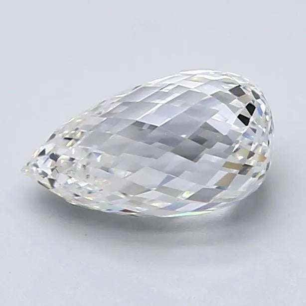 2.31ct Briolette Lab Grown Diamond (Colour E, Clarity SI1, IGI Certified)