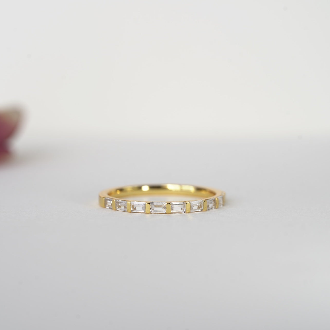 STACCATO | BAGUETTE HALF ETERNITY WEDDING BAND