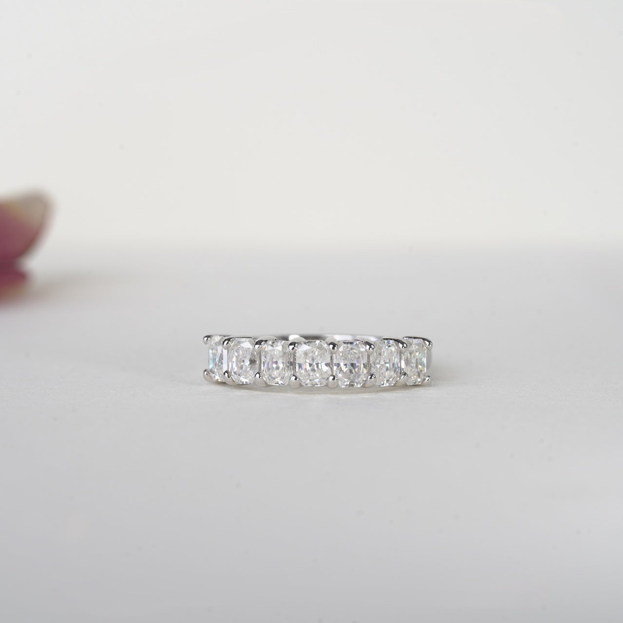 COSMOS | RADIANT CUT DIAMOND 1/3 ETERNITY WEDDING BAND