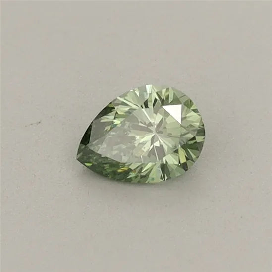 0.23ct Pear Lab Grown Diamond (Colour Fancy Vivid Green, Clarity VS2, IGI Certified)