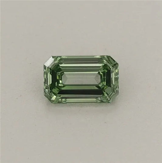 0.24ct Emerald Lab Grown Diamond (Colour Fancy Vivid Green, Clarity VVS2, IGI Certified)