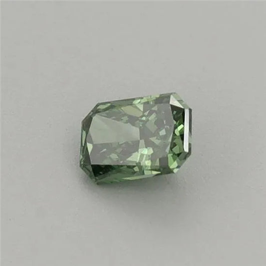0.25ct Radiant Lab Grown Diamond (Colour Fancy Vivid Green, Clarity VVS2, IGI Certified)