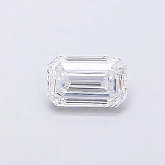 0.37ct Emerald Lab Grown Diamond (Colour D, Clarity VVS2, IGI Certified)