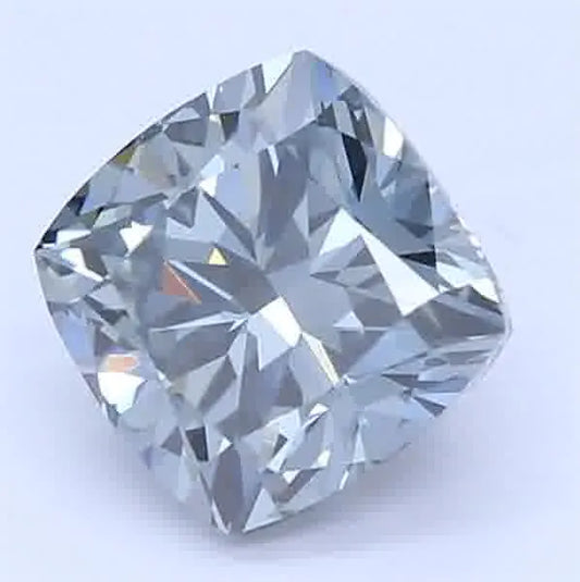 0.56ct Cushion brilliant Lab Grown Diamond (Colour Fancy Intense Gray Blue, Clarity VVS1, IGI Certified)