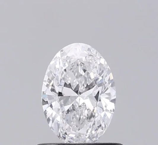 0.56ct Oval Lab Grown Diamond (Colour D, Clarity VVS2, IGI Certified)
