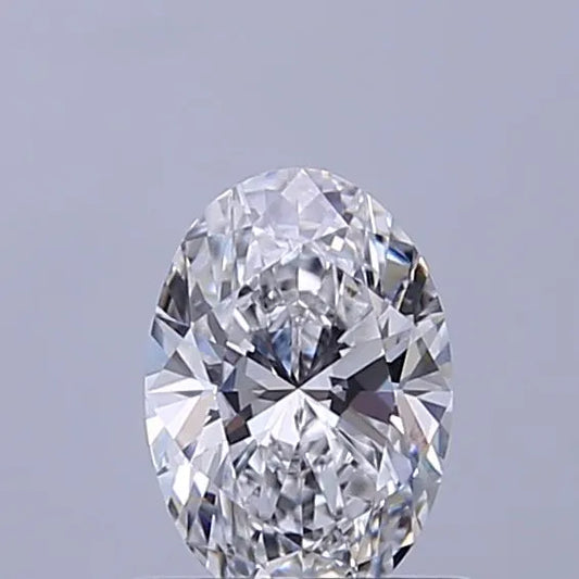 0.60ct Oval Lab Grown Diamond (Colour D, Clarity VVS2, IGI Certified)