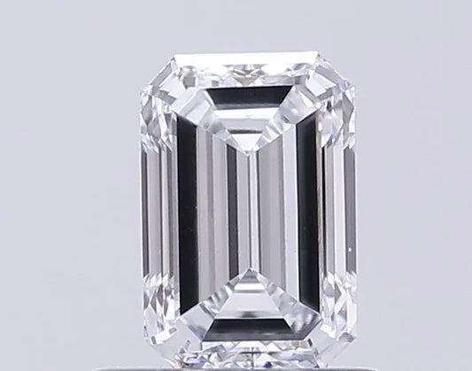 0.70ct Emerald Lab Grown Diamond (Colour E, Clarity VS1, IGI Certified)