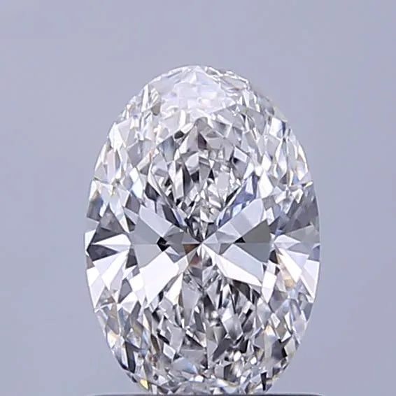 0.77ct Oval Lab Grown Diamond (Colour D, Clarity VVS2, IGI Certified)