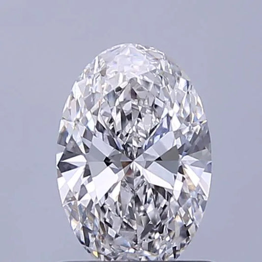 0.77ct Oval Lab Grown Diamond (Colour D, Clarity VVS2, IGI Certified)