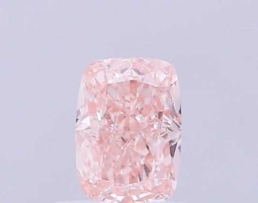 0.82ct Cushion modified Lab Grown Diamond (Colour Fancy Light Pinkish Brown, Clarity VS2, IGI Certified)