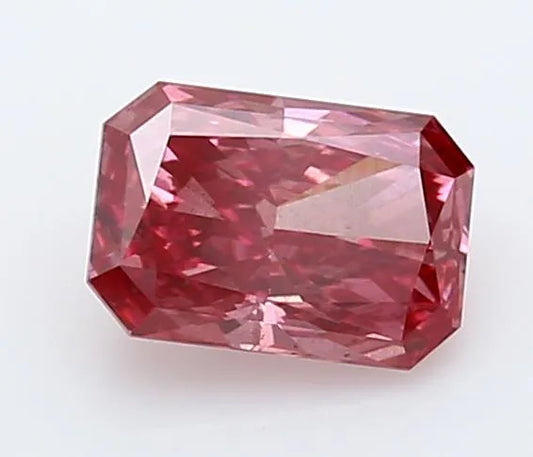 0.83ct Radiant Lab Grown Diamond (Colour Fancy Vivid Pink, Clarity SI1, IGI Certified)