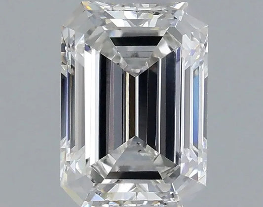 0.84ct Emerald Lab Grown Diamond (Colour F, Clarity SI1, IGI Certified)