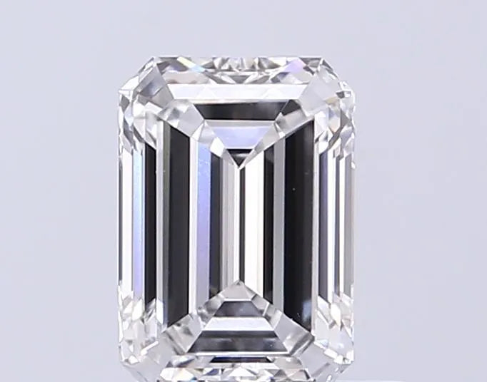 0.90ct Emerald Lab Grown Diamond (Colour D, Clarity VS1, IGI Certified)
