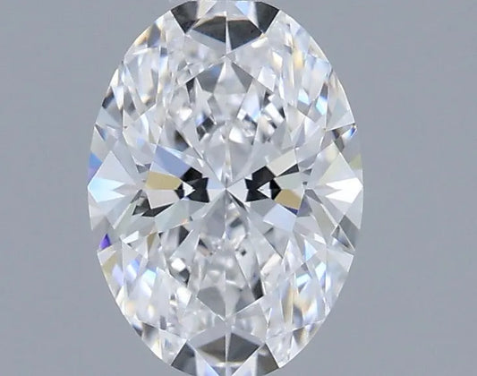 0.93ct Oval Lab Grown Diamond (Colour D, Clarity VVS1, Cut EX, IGI Certified)