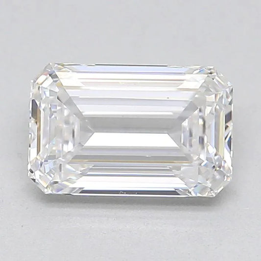 0.95ct Emerald Lab Grown Diamond (Colour D, Clarity VS2, IGI Certified)