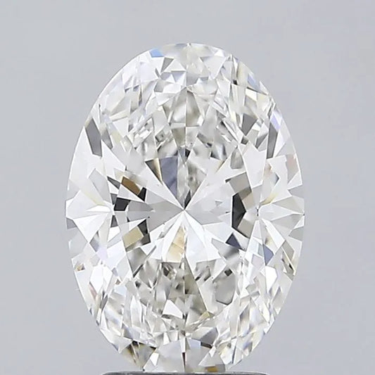2.67ct Oval Lab Grown Diamond (Colour H, Clarity VS1, IGI Certified)