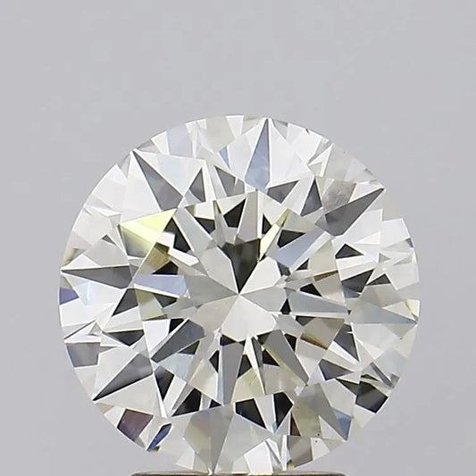 3.15ct Round Lab Grown Diamond (Colour J, Clarity VVS2, Cut EX, IGI Certified)