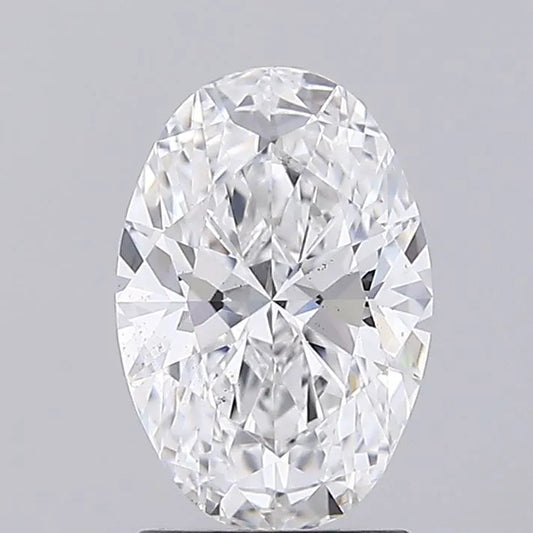 1.51ct Oval Lab Grown Diamond (Colour E, Clarity VS2, IGI Certified)