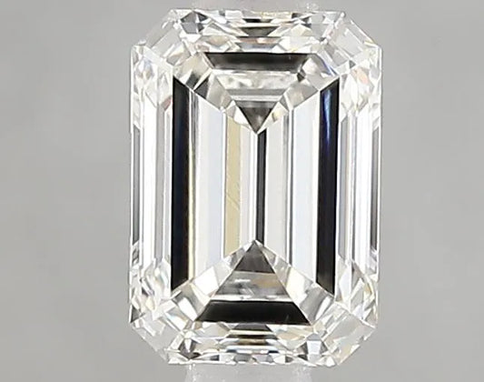 1.01ct Emerald Lab Grown Diamond (Colour H, Clarity VVS2, IGI Certified)
