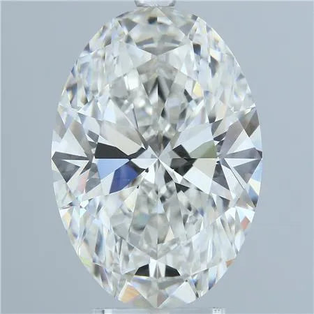 4.06ct Oval Lab Grown Diamond (Colour G, Clarity VVS2, IGI Certified)