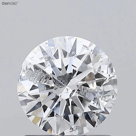 1.00ct Round Lab Grown Diamond (Colour E, Clarity I1, Cut EX, IGI Certified)